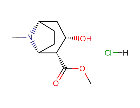 Molecular Structure of 38969-40-3 (ECGONINE METHYL ESTER HYDROCHLORIDE)