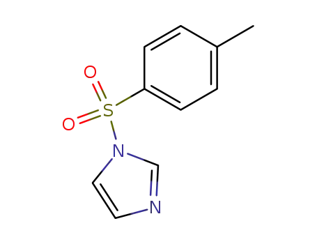 Molecular Structure of 2232-08-8 (1-[(4-Methylphenyl)sulfonyl]-1H-imidazole)