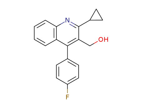 2-cyclopropyl-4-(4-fluorophenyl) -3-quinoline methanol