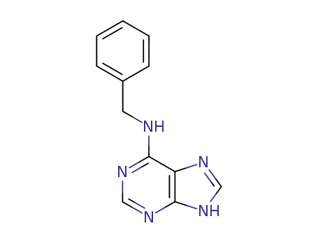 Molecular Structure of 1214-39-7 (Benzyladenine)