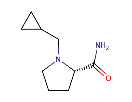 (-)-(S)-1-cyclopropylmethyl-2-pyrrolidinecarboxamide