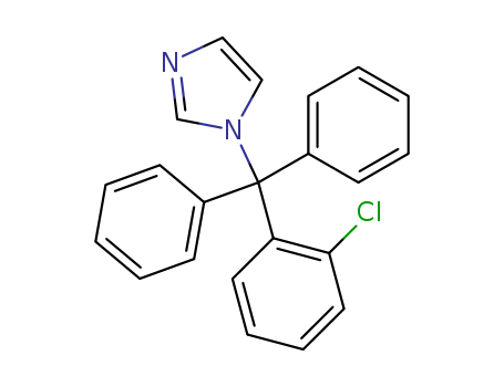 23593-75-1,Clotrimazole,Diphenyl(2-chlorophenyl)(1-imidazolyl)methane;Bay-B 5097;BAYb 5097;Mycelex (TN);(2-Chlorophenyl)diphenyl-1-imidazolylmethane;Lotrimin (TN);Clotrimazol [INN-Spanish];Gyne-Lotrimin;1-[(2-chlorophenyl)(diphenyl)methyl]-1H-imidazole;Mycelex Troches;1H-Imidazole, 1-[ (2-chlorophenyl)diphenylmethyl]-;Imidazole, 1- (o-chloro-.alpha.,.alpha.-diphenylbenzyl)-;Bis-fenil-(2-clorofenil)-1-imidazolil-metano [Italian];Lotrimin AF Cream;1-(alpha-(2-Chlorophenyl)benzhydryl)imidazole;Lotrimax;Prestwick_120;FB 5097;Monobaycuten;1-(o-Chloro-.alpha., .alpha.-diphenylbenzyl)imidazole;Trimysten;Bis-phenyl-(2-chlorophenyl)-1-imidazoyl)methane;BAY b5097;Mykosporin;Mycelex G;
