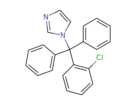 Molecular Structure of 23593-75-1 (Clotrimazole)