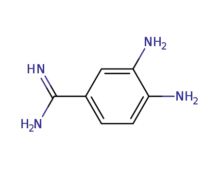Molecular Structure of 68827-43-0 (Benzenecarboximidamide,  3,4-diamino-)