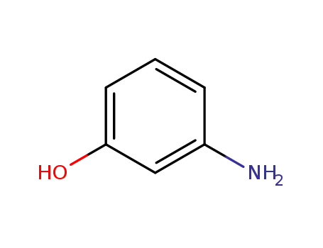 Molecular Structure of 591-27-5 (3-Aminophenol)