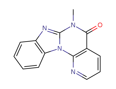 5,6-dihydro-6-methyl-5-oxopyrido<3',2':5,6>pyrimido<1,2-a>benzimidazole