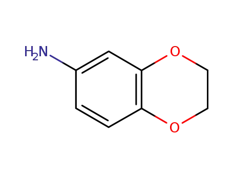 Molecular Structure of 22013-33-8 (1,4-Benzodioxan-6-amine)