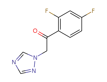Molecular Structure of 86404-63-9 (2,4-Difluoro-alpha-(1H-1,2,4-triazolyl)acetophenone)