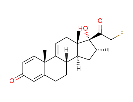 21-fluoro-17α-hydroxy-16α-methyl-1,4,9(11)-ppregnatriene-3,30-dione