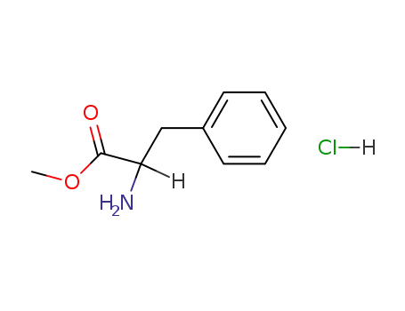 Molecular Structure of 5619-07-8 (DL-PHENYLALANINE METHYL ESTER HYDROCHLORIDE)