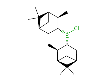 85116-37-6,(-)-Diisopinocampheyl chloroborane,Borane,chlorobis[(1R,2S,3R,5R)-2,6,6-trimethylbicyclo[3.1.1]hept-3-yl]-;Borane,chlorobis(2,6,6-trimethylbicyclo[3.1.1]hept-3-yl)-, [1R-[1a,2b,3a(1R*,2S*,3R*,5R*),5a]]-;(-)-B-Chlorodiisopinocampheylborane;(-)-Chlorodiisopinocampheylborane;(-)-DIP-Cl;(-)-DIP-chloride;(-)-Diisopinocampheylboron chloride;Diisopinocampheylchloroborane;