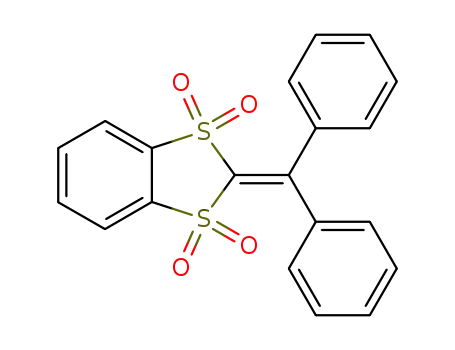 2-diphenylmethylene-1,3-benzodithiole 1,1,3,3-tetraoxide