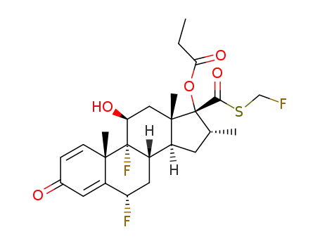[(6S,9R,10S,11S,13S,14S,16R,17R)-6,9-difluoro-17-(fluoromethylsulfanylcarbonyl)-11-hydroxy-10,13,16-trimethyl-3-oxo-6,7,8,11,12,14,15,16-octahydrocyclopenta[a]phenanthren-17-yl] propanoate