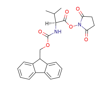 Molecular Structure of 130878-68-1 (FMOC-VAL-OSU)
