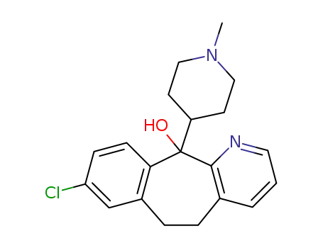 5H-Benzo[5,6]cyclohepta[1,2-b]pyridin-11-ol,8-chloro-6,11-dihydro-11-(1-methyl-4-piperidinyl)-