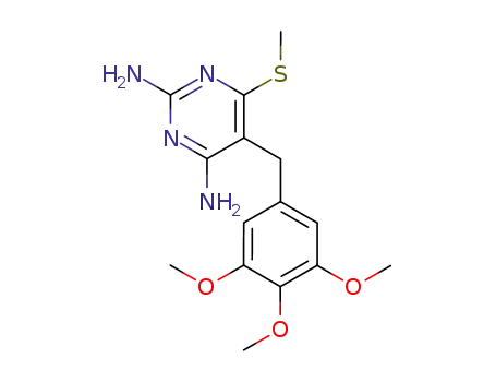6-methylsulfanyl-5-(3,4,5-trimethoxy-benzyl)-pyrimidine-2,4-diamine