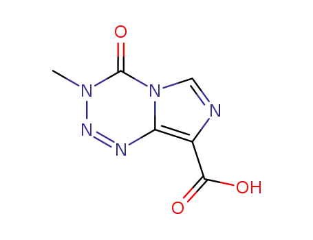 3-methyl-4-oxo-3,4-dihydroimidazo[5,1-d][1,2,3,5]tetrahydro-8-carboxylic acid