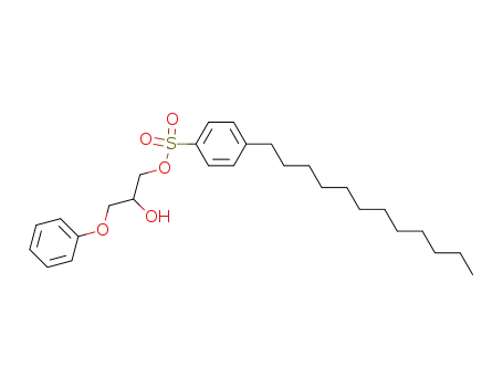 2-hydroxy-3-phenoxypropyl p-dodecylbenzenesulfonate