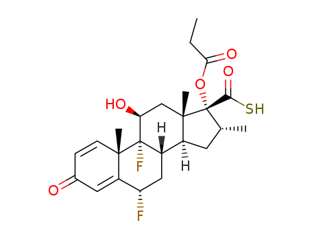 (6a,11b,16a,17a)-6,9-Difluoro-11-hydroxy-16-methyl-3-oxo-17-(1-oxopropoxy)-androsta-1,4-diene-17-carbothioic acid(80474-45-9)