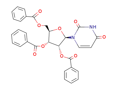 Molecular Structure of 1748-04-5 (2',3',5'-TRI-O-BENZOYLURIDINE)