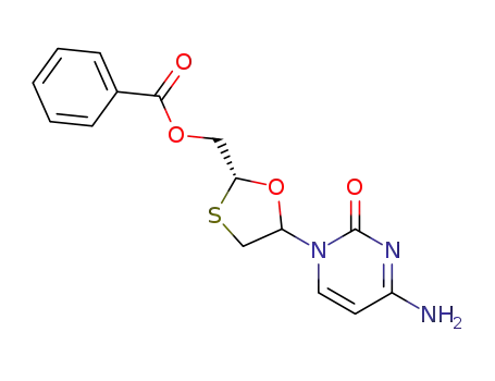 Benzoic acid (R)-5-(4-amino-2-oxo-2H-pyrimidin-1-yl)-[1,3]oxathiolan-2-ylmethyl ester