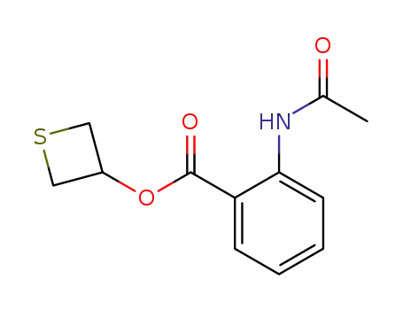 2-Acetylamino-benzoic acid thietan-3-yl ester