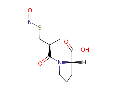 Molecular Structure of 122130-63-6 (S-nitrosocaptopril)