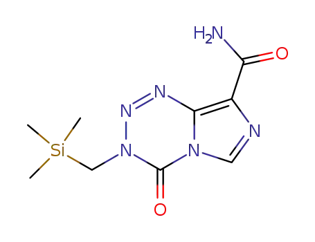 8-carbamoyl-3-trimethylsilylmethylimidazo<5,1-d>-1,2,3,5-tetrazin-4(3H)-one