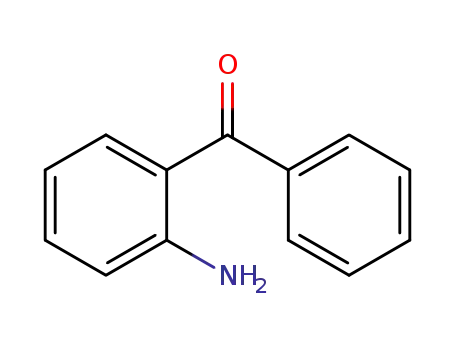 Molecular Structure of 2835-77-0 (2-Aminobenzophenone)