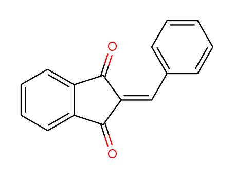 Molecular Structure of 5381-33-9 (2-benzylidene-1H-indene-1,3(2H)-dione)