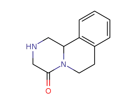 Molecular Structure of 61196-37-0 (1,2,3,6,7,11B-HEXAHYDRO-4H-PYRAZINO(2,1-A)ISOQUINOLINE-4-ONE)