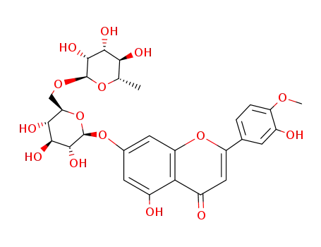 Molecular Structure of 520-27-4 (Diosmin)