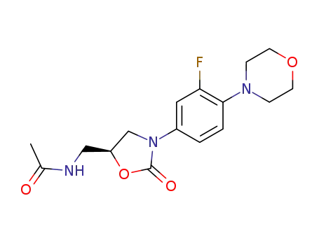 Molecular Structure of 165800-03-3 (Linezolid)