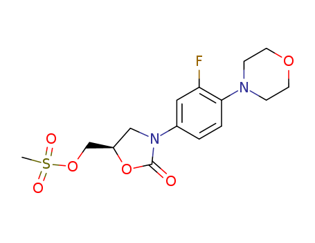 (R)-[3-(3-Fluoro-4-morpholinophenyl)-2-oxo-5-oxazolidinyl]methyl methanesulfonate(174649-09-3)