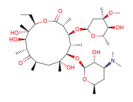 Molecular Structure of 114-07-8 (Erythromycin)