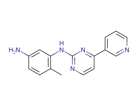 152460-10-1,N-(5-Amino-2-methylphenyl)-4-(3-pyridyl)-2-pyrimidineamine,4-Methyl-3-[4-(3-pyridyl)pyrimidin-2-ylamino]aniline;4-Methyl-N'-[4-(pyridin-3-yl)pyrimidin-2-yl]benzene-1,3-diamine;
