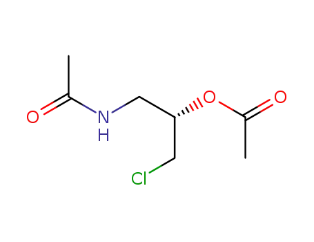 Molecular Structure of 183905-31-9 (Acetamide, N-[(2S)-2-(acetyloxy)-3-chloropropyl]-)