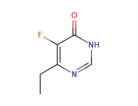 Molecular Structure of 137234-87-8 (4-Ethyl-5-fluoro-6-hydroxypyrimidine)