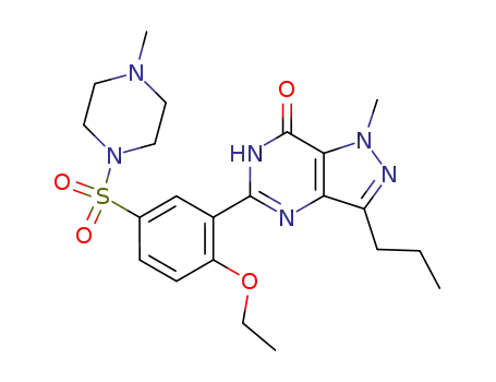 Molecular Structure of 139755-83-2 (Sildenafil)