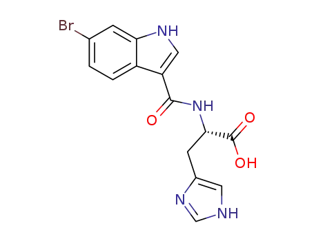 (S)-2-[(6-Bromo-1H-indole-3-carbonyl)-amino]-3-(1H-imidazol-4-yl)-propionic acid
