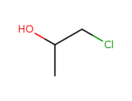 Molecular Structure of 127-00-4 (1 -Chloro-2-propanol)