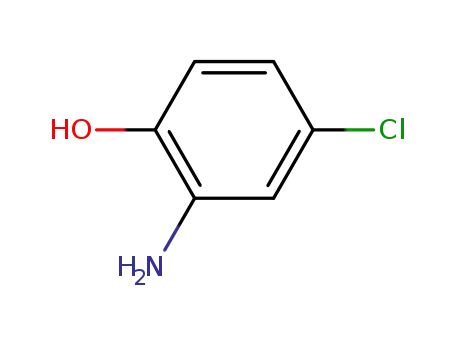 Molecular Structure of 95-85-2 (2-Amino-4-chlorophenol)