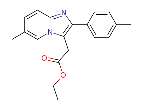 ethyl 6-methyl-2-(4-methylphenyl)imidazo[1,2-a]pyridine-3-acetate