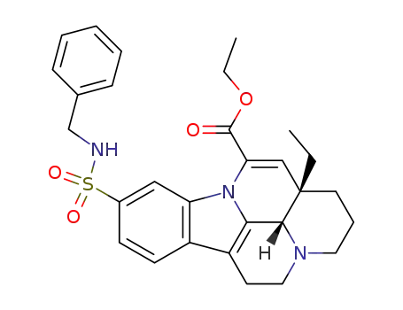 (11aS,11bS)-8-Benzylsulfamoyl-11a-ethyl-2,3,4,5,11a,11b-hexahydro-1H-3a,9b-diaza-benzo[cd]fluoranthene-10-carboxylic acid ethyl ester
