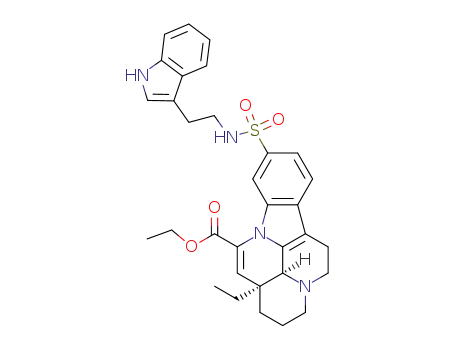 (11aS,11bS)-11a-Ethyl-8-[2-(1H-indol-3-yl)-ethylsulfamoyl]-2,3,4,5,11a,11b-hexahydro-1H-3a,9b-diaza-benzo[cd]fluoranthene-10-carboxylic acid ethyl ester