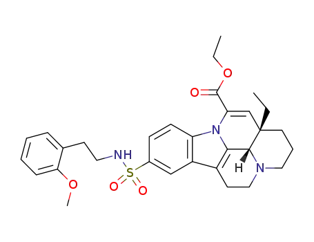 (11aS,11bS)-11a-Ethyl-7-[2-(2-methoxy-phenyl)-ethylsulfamoyl]-2,3,4,5,11a,11b-hexahydro-1H-3a,9b-diaza-benzo[cd]fluoranthene-10-carboxylic acid ethyl ester