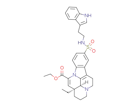 (11aS,11bS)-11a-Ethyl-7-[2-(1H-indol-3-yl)-ethylsulfamoyl]-2,3,4,5,11a,11b-hexahydro-1H-3a,9b-diaza-benzo[cd]fluoranthene-10-carboxylic acid ethyl ester