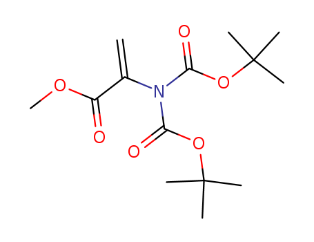 2-Propenoic acid, 2-[bis[(1,1-dimethylethoxy)carbonyl]amino]-, methyl ester