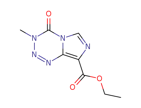 ethyl 3,4-dihydro-3-methyl-4-oxoimidazo[5,1-d]-1,2,3,5-tetrazine-8-carboxylate