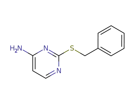 Molecular Structure of 60722-70-5 (2-(benzylsulfanyl)pyrimidin-4-amine)